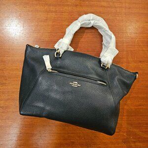 Coach Purse Black Leather NWT